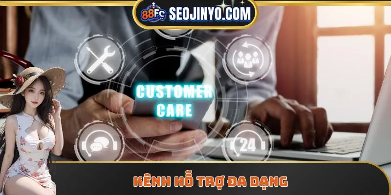 Kênh hỗ trợ đa dạng
